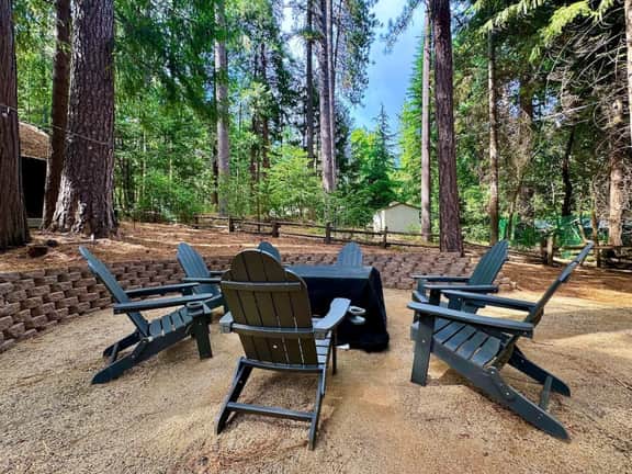Treetop Cabin · Game Room & Fire Pit · Pollock Pines